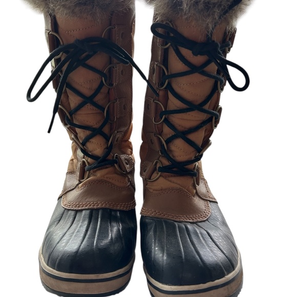 Sorel womens tall lace-up winter boots - Picture 1 of 4